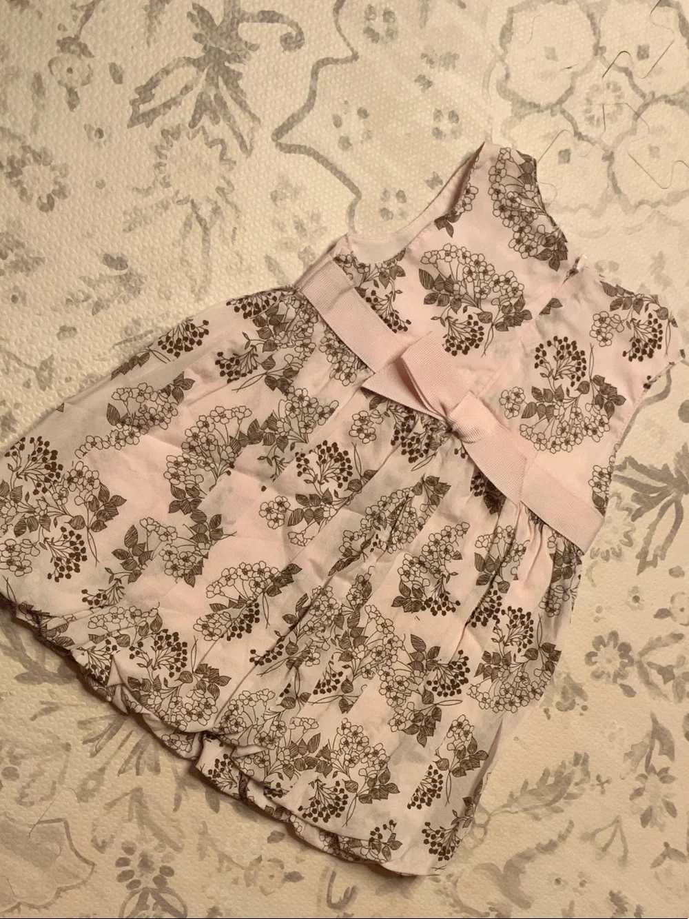 Old Navy Pink Floral Sleeveless Dress
